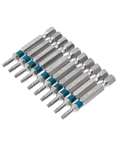 Набор бит 11468, TORX 10х50, сталь S2, 10 шт Gross
