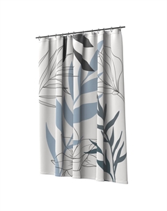 Занавеска для ванной комнаты FORA Aquaflower 180х180см полиэстер Fora