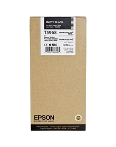 Картридж струйный Epson T5968 (C13T596800), матовый черный, оригинальный, объем 350 мл для Epson Epson Stylus Pro 9900 / 7900 / 9890 / 7890 / WT7900 Design Edition / WT7900 / 7700 / 9700