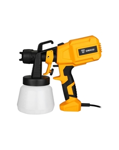 Краскопульт DKSG600, сетевой, 600Вт, максимальный расход материала 0.65л/мин, объем бачка 800мл, 1.01кг (063-4291) Деко