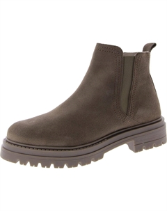 Marceline женские замшевые ботильоны на блочном каблуке, цвет taupe suede Steve madden