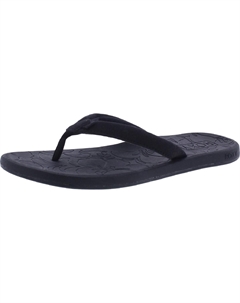 Женские шлепанцы Vickie из искусственной кожи, черный Roxy