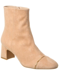 Ботильоны Milla Chain 60 Zip Suede, бежевый Stuart weitzman