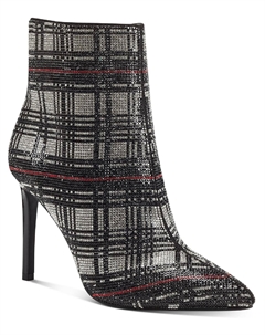 Женские ботильоны Reisa 4 в клетку со стразами, цвет plaid bling Inc