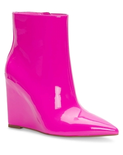 Женские лакированные ботильоны Azah с острым носком, цвет fuchsia patent Inc