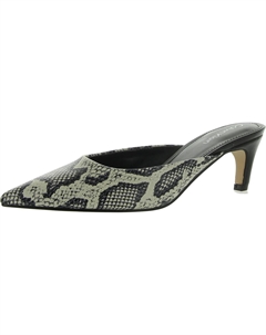 Женские мюли с острым носком и каблуком-рюмочкой, черный Calvin klein