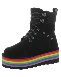 Женские сапоги из овчины Retro Alicia для холодной погоды, черный Bearpaw