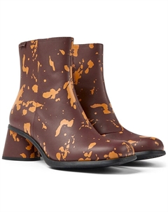 Ботильоны Kiara из кожи на молнии, красный Camper