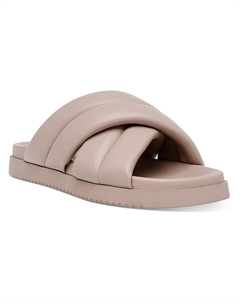 Женские сандалии Motte из искусственной кожи Slip On Slide, серо-коричневый Steve madden