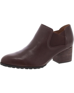 Женские ботильоны Belmont из цельной кожи, темно-коричневый Vionic