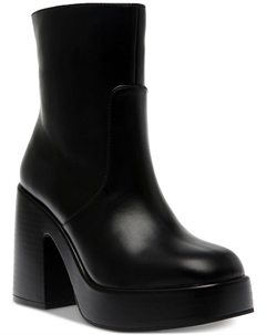 Женские сапоги Stellaa на платформе до середины голени, цвет black smooth Wild pair