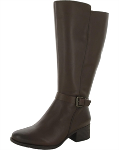 Женские кожаные сапоги Kalona с широким голенищем и коленями, цвет chocolate Naturalizer