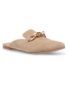 Женские замшевые мюли с отделкой, цвет tan suede Steve madden