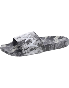 Шлепанцы женские, цвет white/tie dye Roxy