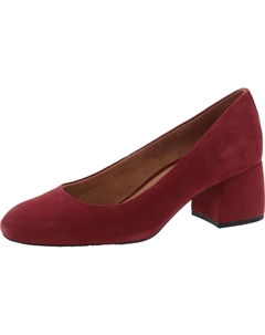 Туфли Carmel женские из лакированной кожи с текстурированным блочным каблуком, цвет syrah suede Vionic