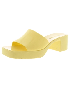 Женские босоножки Harlin Square Toe Slip On Heel, желтый Steve madden