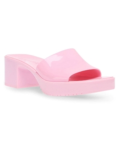 Женские босоножки Harlin Square Toe Slip On Heel, розовый Steve madden