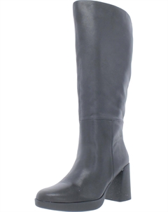 Женские кожаные сапоги Genn-Align с широким голенищем и высотой до колена, черный Naturalizer