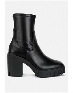 Ботильоны на платформе из искусственной кожи kokum, черный London rag