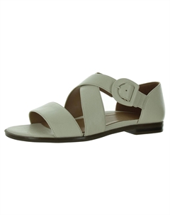 Женские кожаные сандалии с открытым носком и ремешками PACIFICA, кремовый Vionic