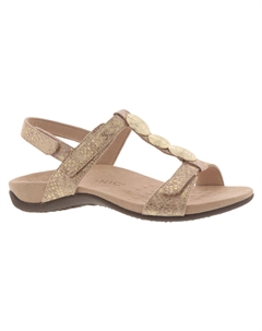 Женские босоножки Farra из лакированной кожи на танкетке, цвет blush/metallic snake Vionic