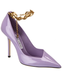 Патентованные туфли-лодочки Diamond Talura 100, фиолетовый Jimmy choo