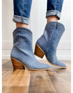 Женские ботильоны Lowlights светло-голубого цвета Corkys footwear