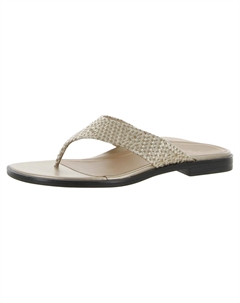 Женские однотонные шлепанцы Agave, цвет gold/geo leather Vionic