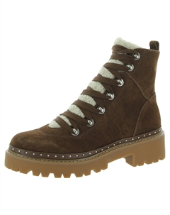 Женские походные ботинки Rainier на молнии до щиколотки, цвет cognac suede Steve madden