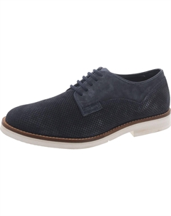 Provee мужские замшевые туфли дерби на шнуровке, цвет navy suede Steve madden