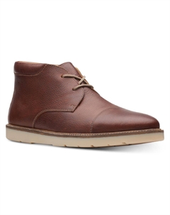 Ботинки-чукка Grandin Top Mens на шнуровке, цвет tan tumbled Clarks