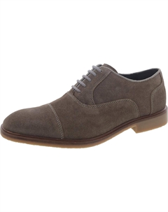 Мужские замшевые оксфорды на шнуровке Rollie, цвет grey suede Steve madden