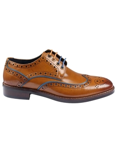 Кожаные туфли Simon Brogue, коричневый Justin reess