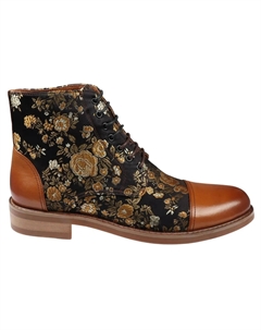 Ботильоны Adam Floral Print Oxford, коричневый Justin reess