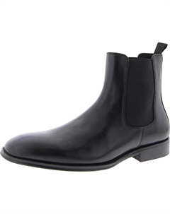 Ботинки челси Adamo Mens Pull On Round Toe, черный Steve madden