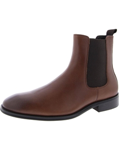Ботинки челси Adamo Mens Pull On Round Toe, коричневый Steve madden