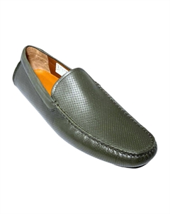Walton 6222870 Мужские перфорированные кожаные мокасины Fango Bally