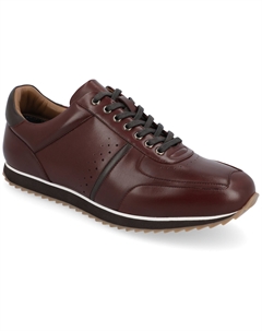 Широкие низкие кроссовки Fenway, бордовый Thomas & vine