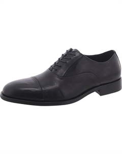 Мужские кожаные оксфорды Pep с защитой носка, черный Steve madden