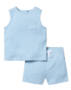 Комплект из полосатой ткани в рубчик для малышей, цвет multi Janie and jack