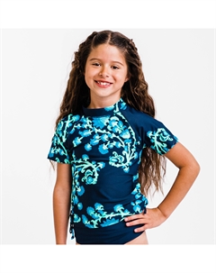 Топ для плавания Surfer для девочек, цвет barbados blue Calypsa