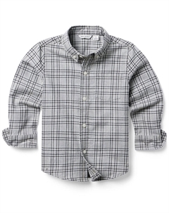 Рубашка из фланели «Джени и Джек Тартан», серый Janie and jack
