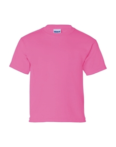 Футболка Ultra Cotton Youth, цвет safety pink Gildan