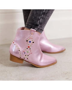 Ботинки Miss Dallas Gem Western Boot розового цвета - Дети Yosi samra