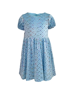 Платье из велюра Rainbow Stars, синий Lola + the boys