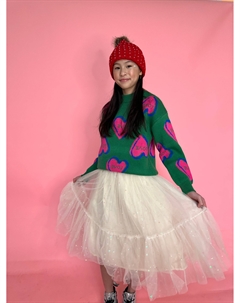 Свитер «Я люблю тебя», зеленый Lola + the boys