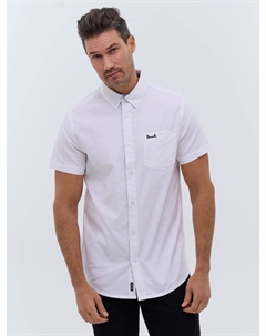 Рубашка Bowdon Oxford с коротким рукавом, белый Bench