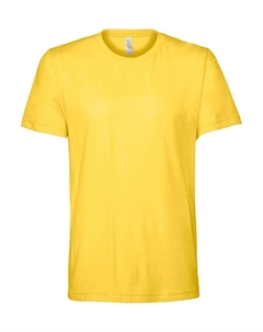 Футболка унисекс из джерси CVC, цвет heather yellow Bella+canvas