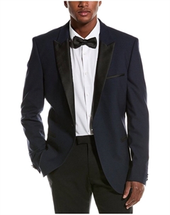 HUGO пиджак из смесовой шерсти, синий Hugo boss