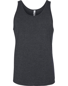 Майка Heather CVC, темно-серый Bella+canvas